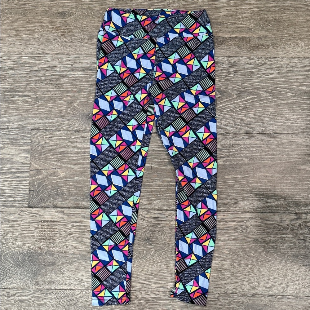 LuLaRoe Multicolor Geometric Fabric